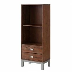 Elegantes Akazie Regal Mit Zwei Schubladen - Kelira