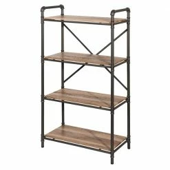 Factory Style Regal In Verwitterter Holz Optik - Nenvia