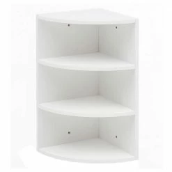 Hängendes Eckregal In Weiß - Nadelle