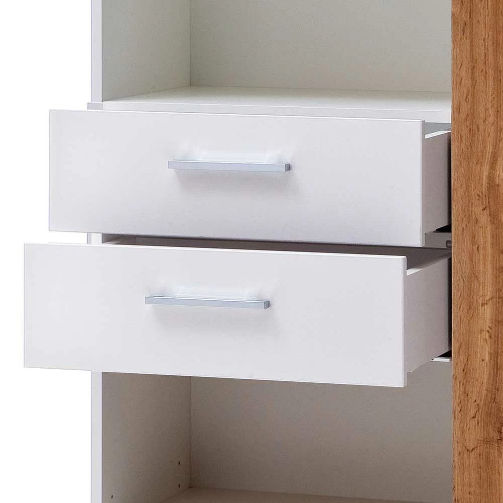 Hochglanz Standregal In Weiß - Sadassa 5 Hochglanz Standregal In Weiß - Sadassa – Bild 5