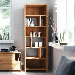 Holzregal Salomonia Aus Kernbuche Massivholz