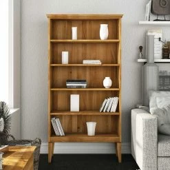 Holzregal Masdamos Aus Wildeiche Massivholz -Gosy-shop holzregal wildeiche massivholz 180 cm hoch masdamos 01