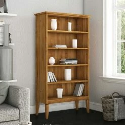 Holzregal Masdamos Aus Wildeiche Massivholz -Gosy-shop holzregal wildeiche massivholz 180 cm hoch masdamos 02