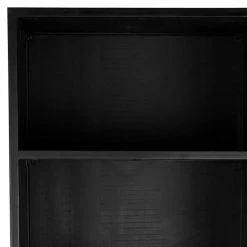 Industrial Regal In Schwarz Mit 2 Schubladen - Esturado -Gosy-shop industrial regal in schwarz mit 2 schubladen 3 faechern 70x185x45 esturado 05