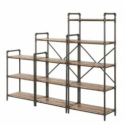 Industrial Regal Kombination Aus Eisen - Nenvia (dreiteilig)