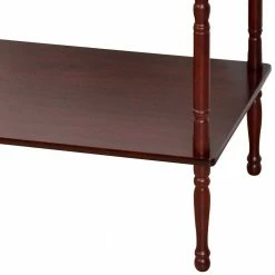 Klassisches Regal In Kirschbaumfarben - Abrahams -Gosy-shop klassisches regal in kirschbaumfarben aus gummibaum mdf abrahams 02