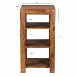 Kleines Holzregal Hoslo Stehend -Gosy-shop kleines holzregal stehend 44x83x44cm hoslo 02