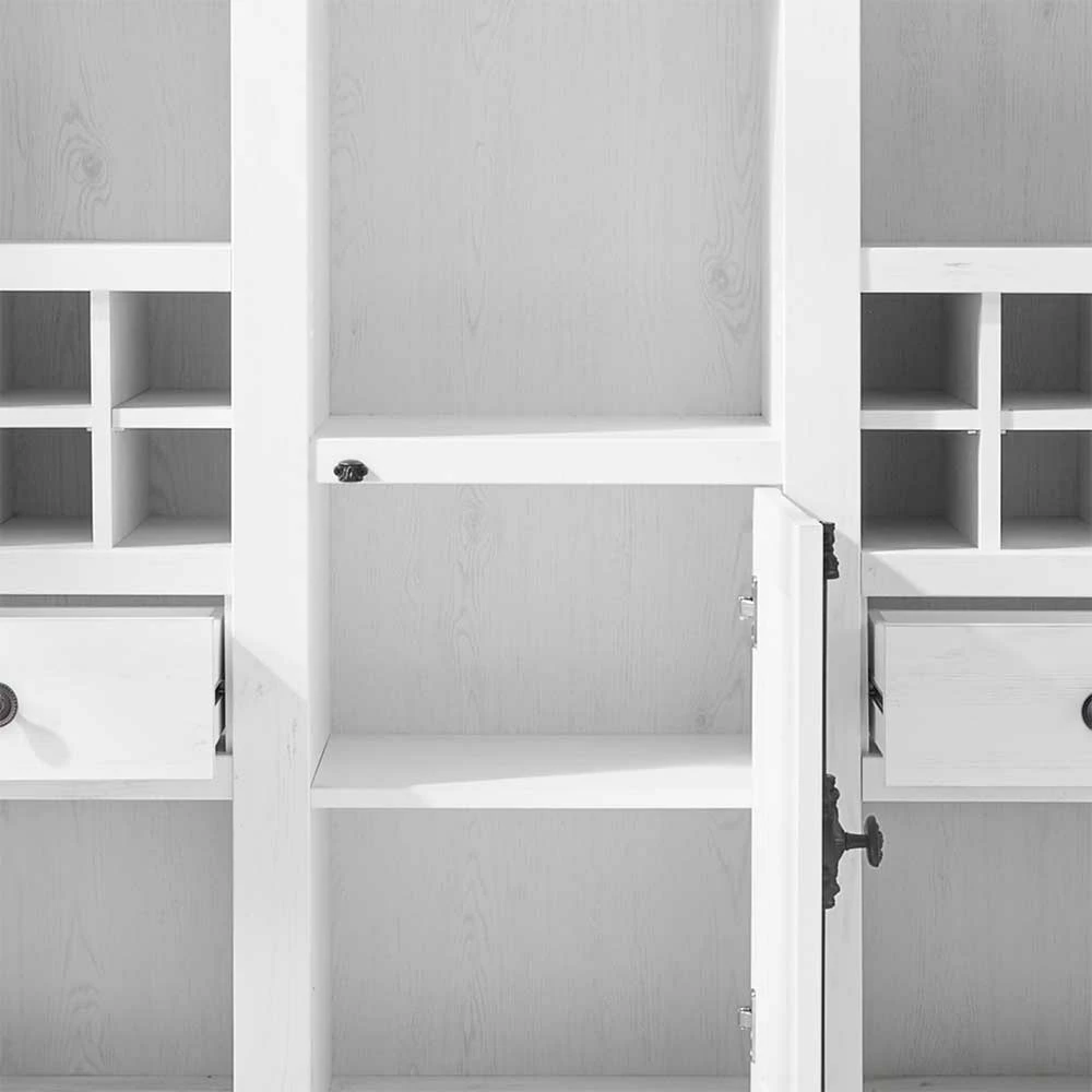 Landhaus Kombiregal In Weiß Touchwood - Chelles 4 Landhaus Kombiregal In Weiß Touchwood - Chelles – Bild 4