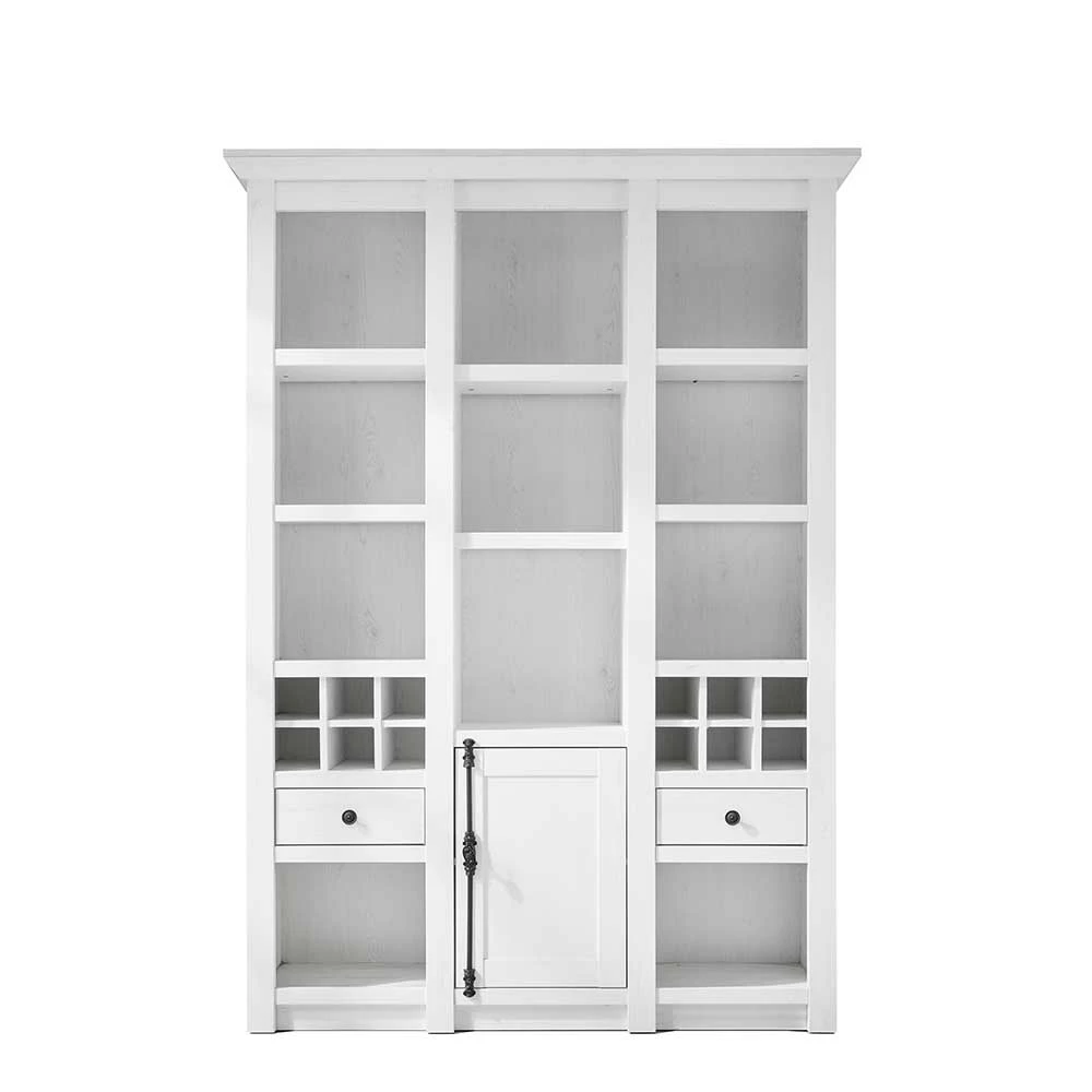 Landhaus Kombiregal In Weiß Touchwood - Chelles 1 Landhaus Kombiregal In Weiß Touchwood - Chelles