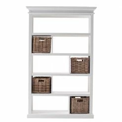 Landhaus Raumteiler Regal Venzeno In Weiß -Gosy-shop landhaus raumteiler regal in weiss venzeno 03