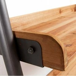 Leiter Regal Melionas Im Industrie Design 200cm Hoch -Gosy-shop leiter regal industrie design 200cm hoch mit fuenf boeden massivholz tanne und eisen melionas 03