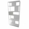Loft Style Stahlregal In Weiß - Mirror -Gosy-shop loft style stahlregal in weiss pulverbeschichtet 90x200x32 mirror f