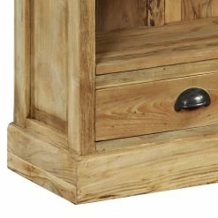 Massivholz Bücherregal Trevisio Aus Teak -Gosy-shop massivholz buecherregal teak landhaus trevisio 02