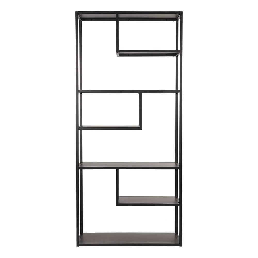 Metall Loft Design Regal In Schwarz - Vician 2 Metall Loft Design Regal In Schwarz - Vician – Bild 2