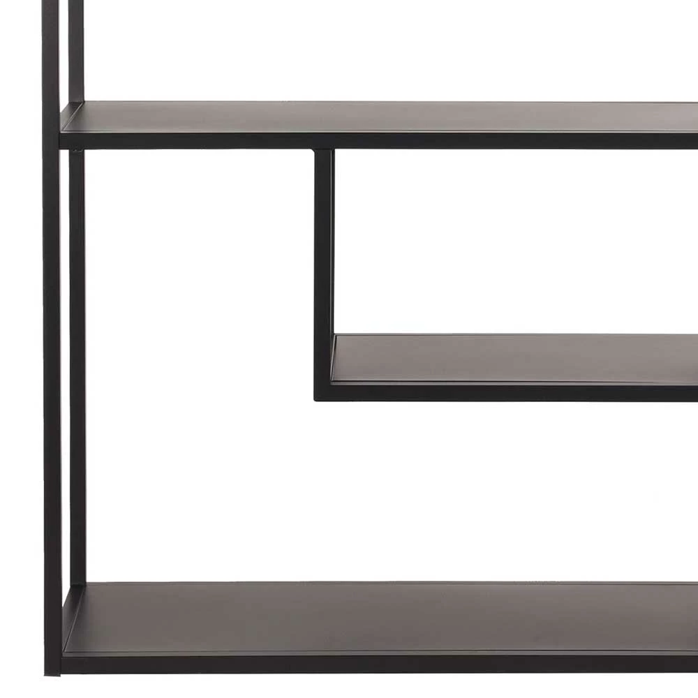 Metall Loft Design Regal In Schwarz - Vician 5 Metall Loft Design Regal In Schwarz - Vician – Bild 5