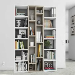 Moderner Raumtrenner In Weiß Glanz - Siska