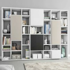 Modernes Bücherregal In Weiß - Domingo