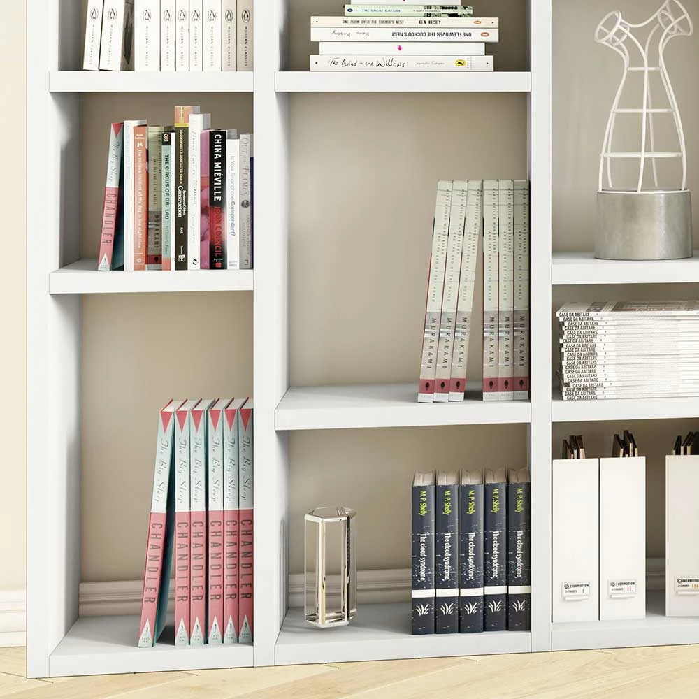 Modernes Regal In Weiß - Eldrida 2 Modernes Regal In Weiß - Eldrida – Bild 2