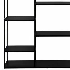 Offenes Standregal Aus Metall - Gioja -Gosy-shop offenes standregal aus metall in schwarz pulverbeschichtet gioja 04