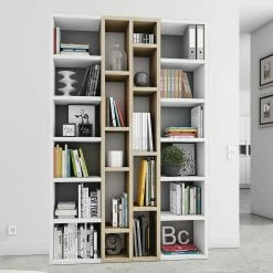 Praktischer Raumteiler In Glanz Weiß - Sinkala