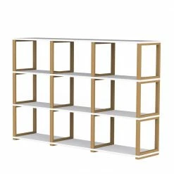 Raumteiler Grandess In Weiß Eiche