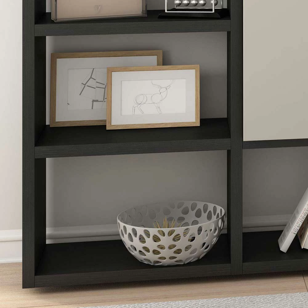 Rechteckige Regalwand In Dunkelbraun - Jansonna 2 Rechteckige Regalwand In Dunkelbraun - Jansonna – Bild 2