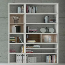 Regal Mit LED Denima In Weiß