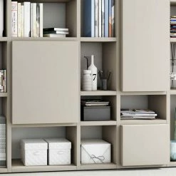 Regal Wand In Mattem Beige - Prima -Gosy-shop regal wand in mattem beige mit 296 cm breite 222 cm hoehe prima 03