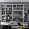 Regalwand Für Fernseher Vappo In Weiß -Gosy-shop regalwand fuer fernseher in weiss hochglanz vappo 01