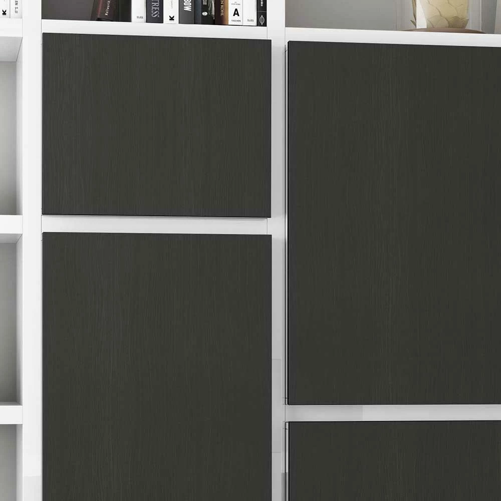 Regalwand Syanta In Weiß-Braun 3 Regalwand Syanta In Weiß-Braun – Bild 3