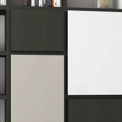 Regalwand Mit Viel Stauraum - Escuredo -Gosy-shop regalwand mit viel stauraum 273x222 cm escuredo 03