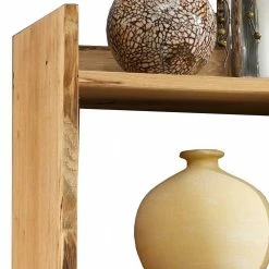 Rustikales Holzregal Mit Vier Fächern - Avidora -Gosy-shop rustikales holzregal mit vier faechern aus eiche massivholz avidora 02