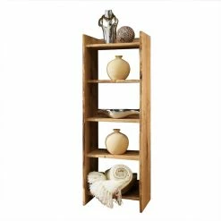 Rustikales Holzregal Mit Vier Fächern - Avidora