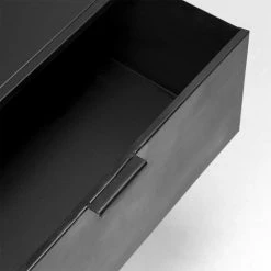 Stahl Regal Ohne Rückwand In Schwarz - Magde -Gosy-shop stahl regal ohne rueckwand in schwarz mit einer schublade 80x168x31 magde 04