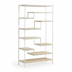 Standregal Renira Aus Mango Holz Und Stahl Weiß