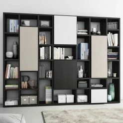 Stauraum Regal In Schwarzbraun Eiche - Retego