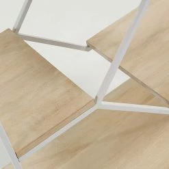 Stehendes Regal Alino In Natur Und Weiß -Gosy-shop stehendes regal natur und weiss mango massivholz und stahl 80x94cm alino 03