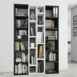 Stylischer Raumteiler In Schwarzbraun - Salta