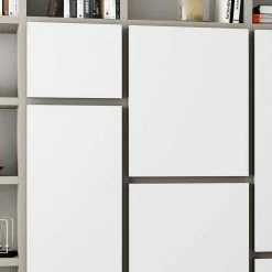 Tolle Regalwand Karimo In Weiß Und Beige -Gosy-shop tolle regalwand in weiss und beige karimo 03