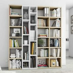 Tolles Regal Für Bücher Zweifarbig - Danesto