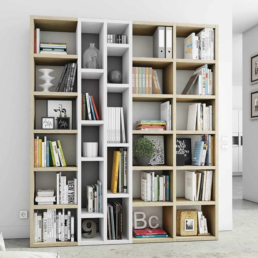 Tolles Regal Für Bücher Zweifarbig - Danesto 1 Tolles Regal Für Bücher Zweifarbig - Danesto