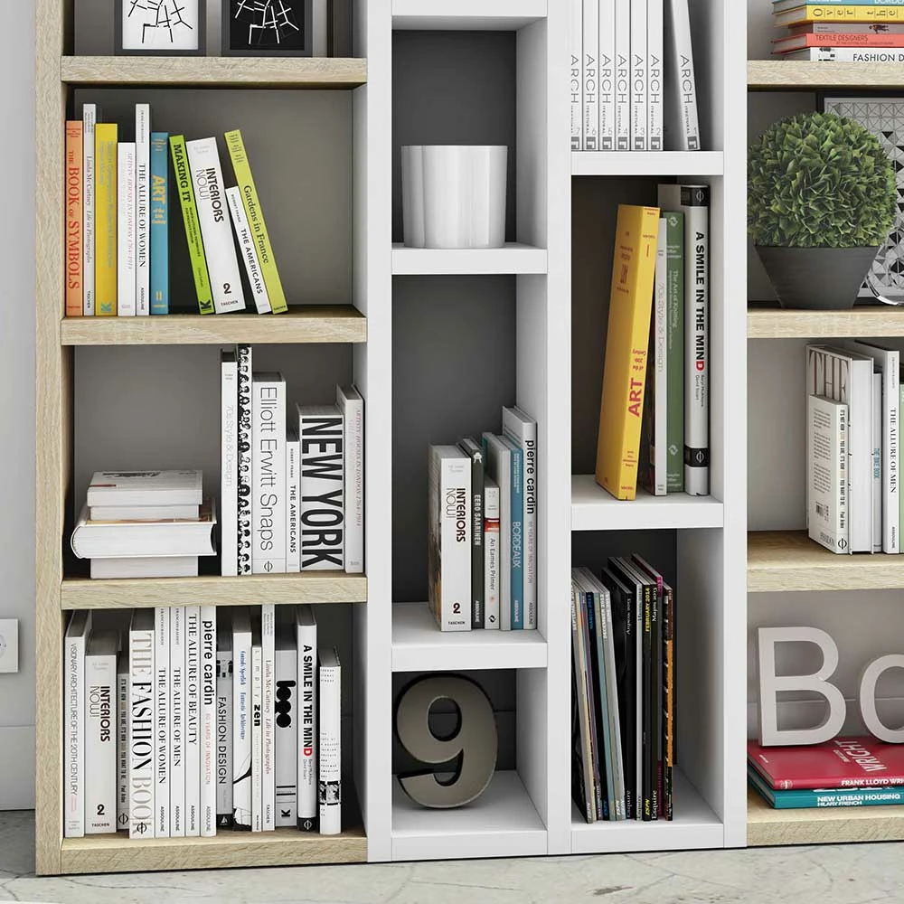 Tolles Regal Für Bücher Zweifarbig - Danesto 2 Tolles Regal Für Bücher Zweifarbig - Danesto – Bild 2