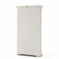 Weißes Standregal Mit 2 Schubladen Riadura Landhaus -Gosy-shop weisses standregal mit 2 schubladen landhaus riadura 05