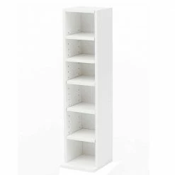 Weißes Standregal Mit 6 Fächern - Tunapuna