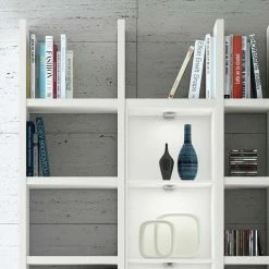 Weißes Stauraum Regal Mit LED Licht - Ilitalcon -Gosy-shop weisses stauraum regal mit led licht 2 schubladen ilitalcon 04