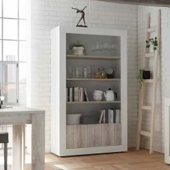 Wohnzimmer Regal Mit Schrankfach - Merenda 8 Wohnzimmer Regal Mit Schrankfach - Merenda -Gosy-shop wohnzimmer regal mit schrankfach 2 tuerig 4 faechern merenda 02