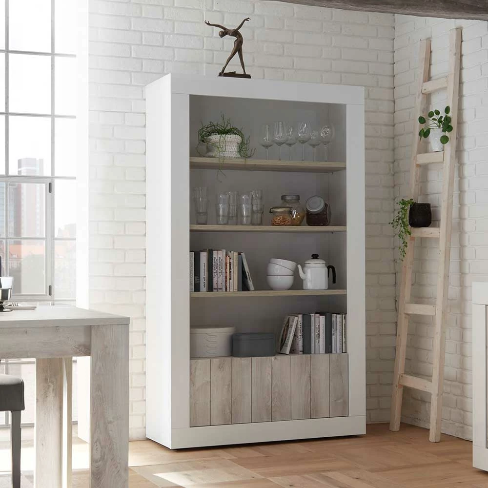 Wohnzimmer Regal Mit Schrankfach - Merenda 3 Wohnzimmer Regal Mit Schrankfach - Merenda – Bild 3