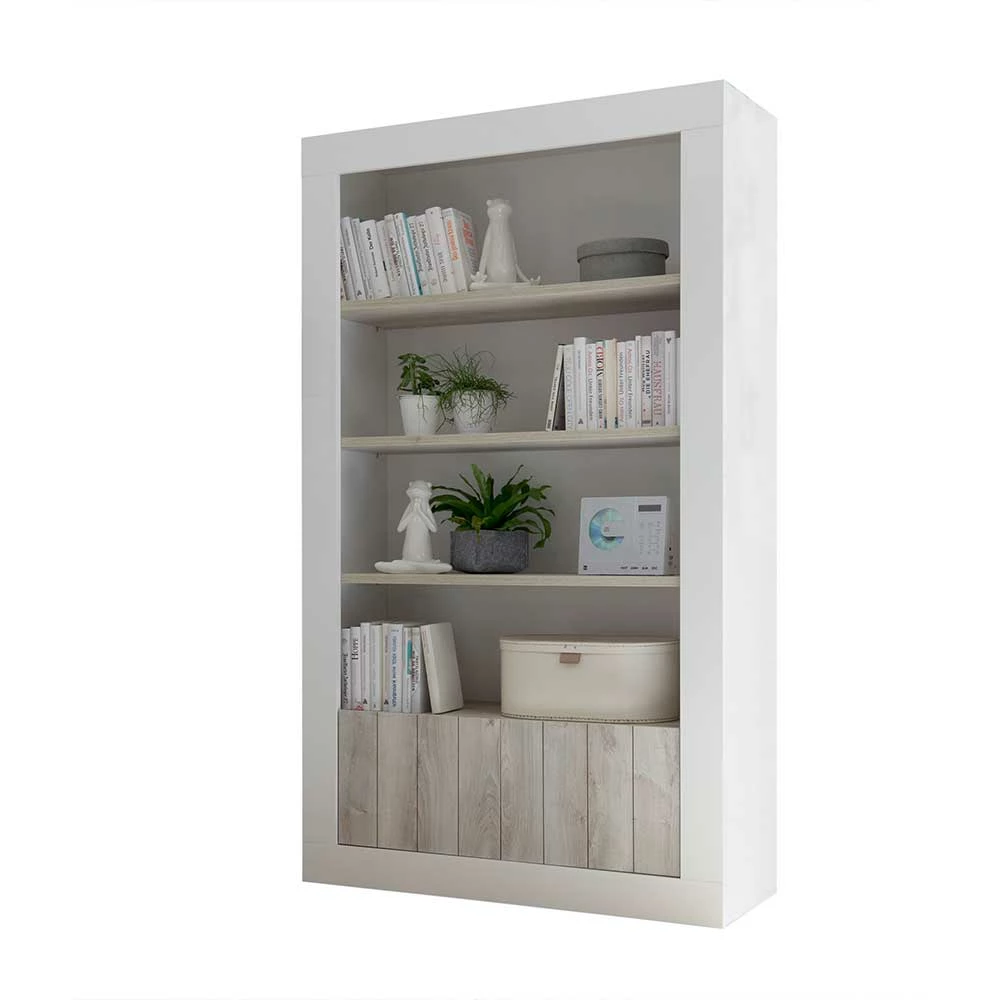 Wohnzimmer Regal Mit Schrankfach - Merenda 1 Wohnzimmer Regal Mit Schrankfach - Merenda