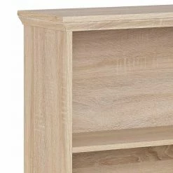 Zeitloses 5 Fächer Regal In Eichefarben - Rienva -Gosy-shop zeitloses 5 faecher regal in eichefarben 75x180x30 cm rienva 03