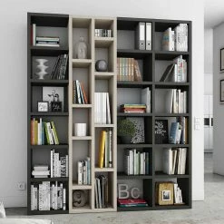 Zweifarbige Regalwand 191 Cm Breit - Murdian